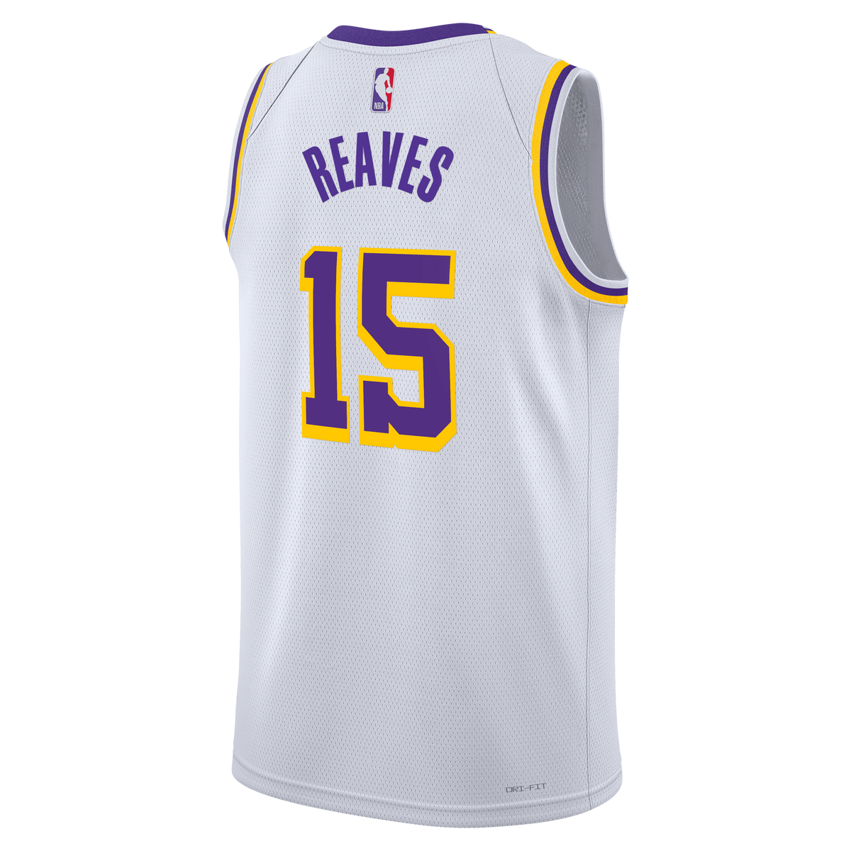 Los Angeles Lakers NBA Nike Association Edition Swingman Jersey - White - Austin Reaves - Unisex