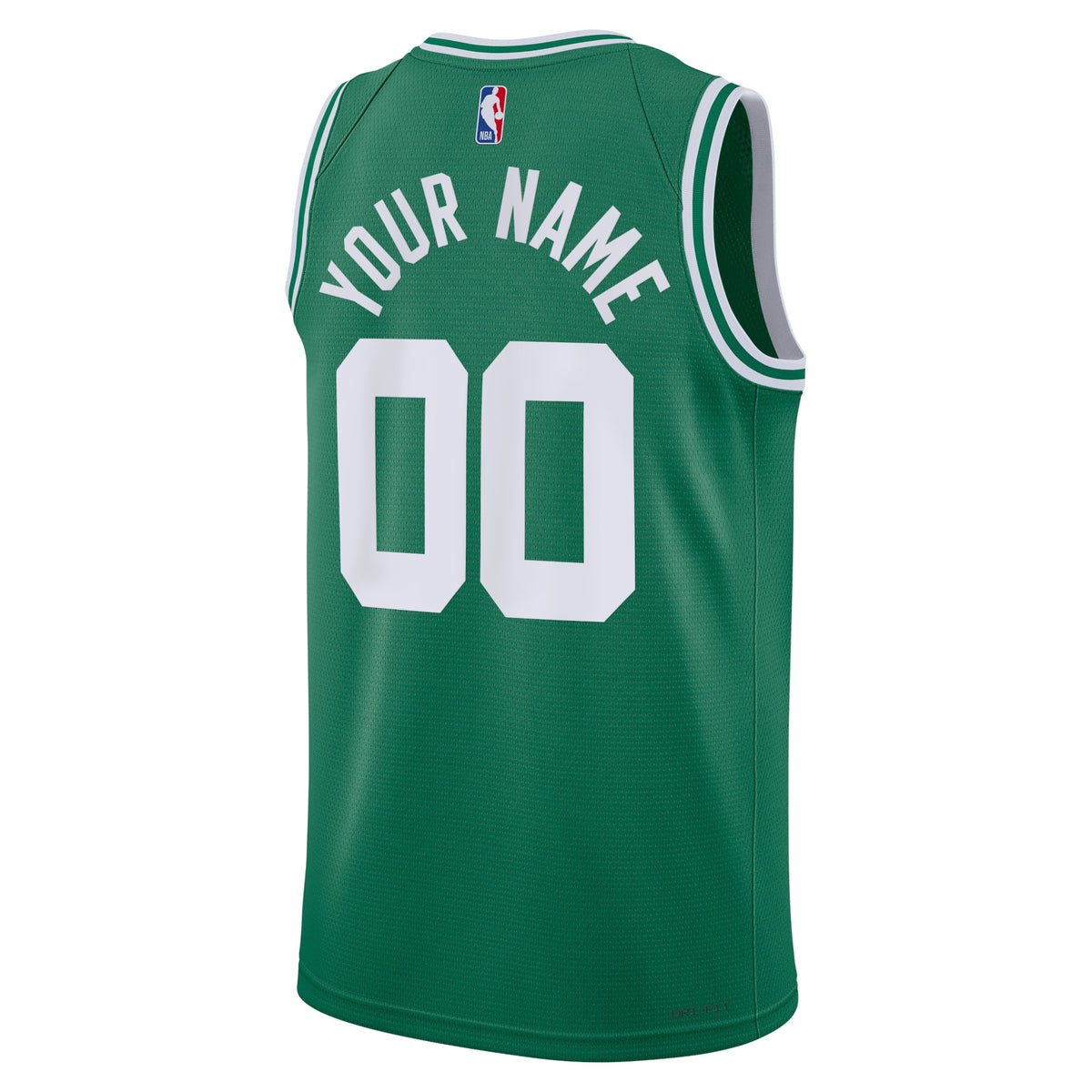 Boston Celtics NBA Nike Icon Edition Swingman Jersey - Kelly Green - Custom - Unisex