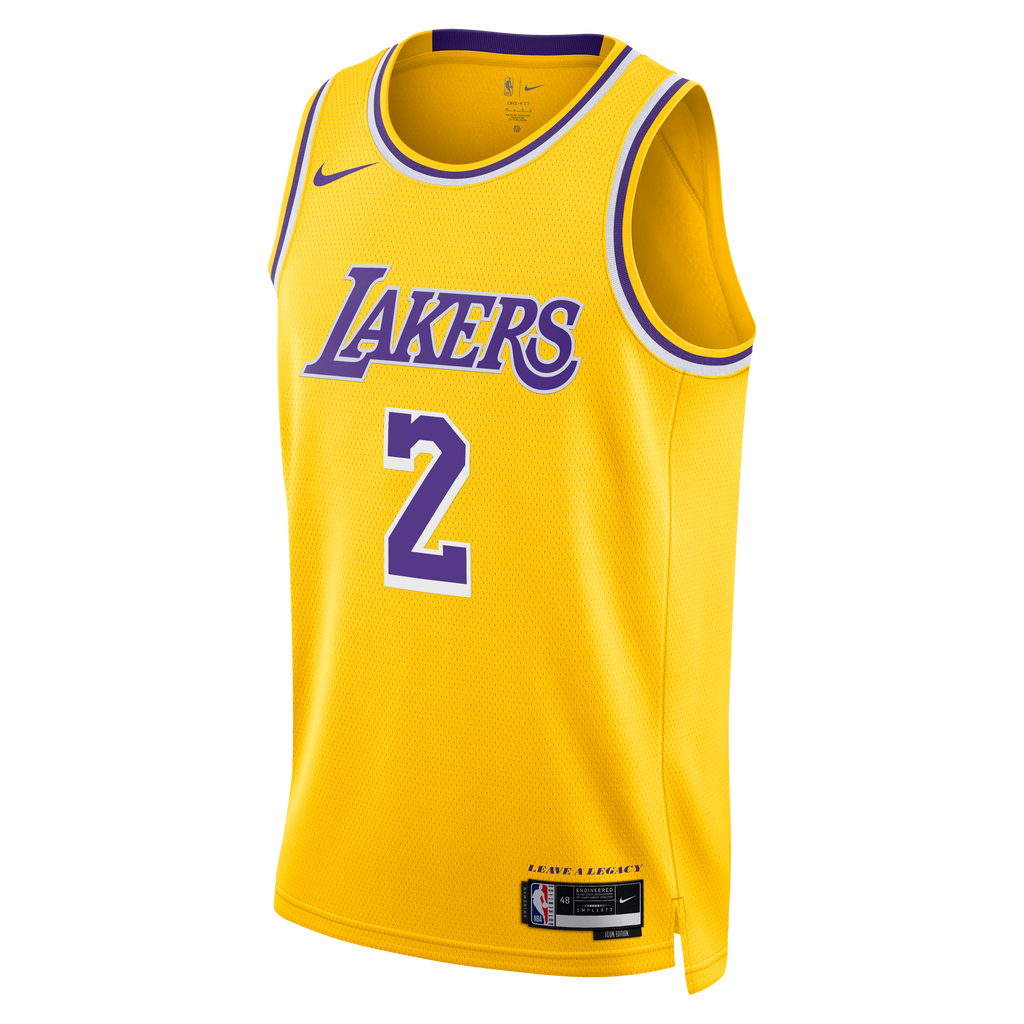 Los Angeles Lakers NBA Nike Icon Edition Swingman Jersey - Gold - Jarred Vanderbilt - Unisex