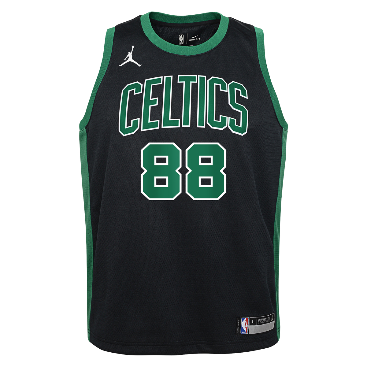 Boston Celtics NBA Jordan Brand Statement Edition Swingman Jersey - Black - Neemias Queta - Youth