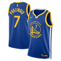 Golden State Warriors NBA Nike Icon Edition Swingman Jersey - Royal - Kristaps Porziņģis - Unisex