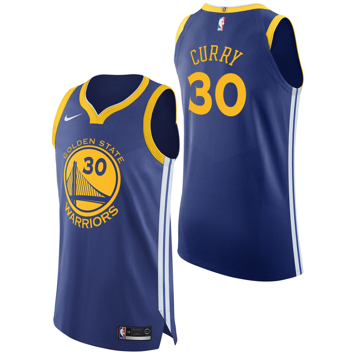 Golden State Warriors NBA Nike Icon Authentic Jersey - Stephen Curry - Men's