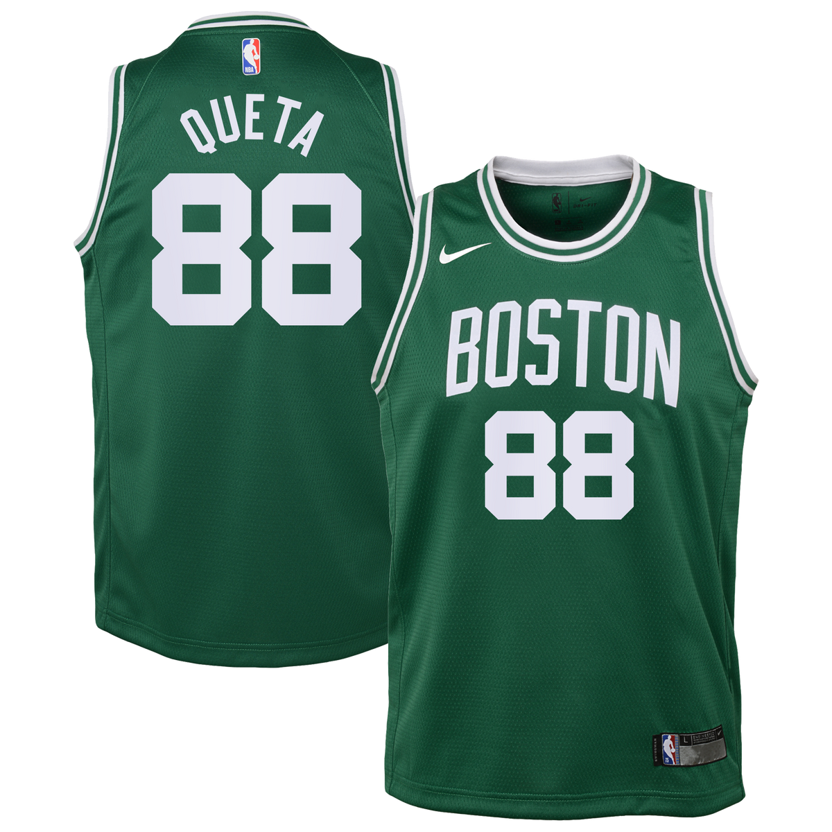Boston Celtics NBA Nike Icon Edition Swingman Jersey - Kelly Green - Neemias Queta - Youth