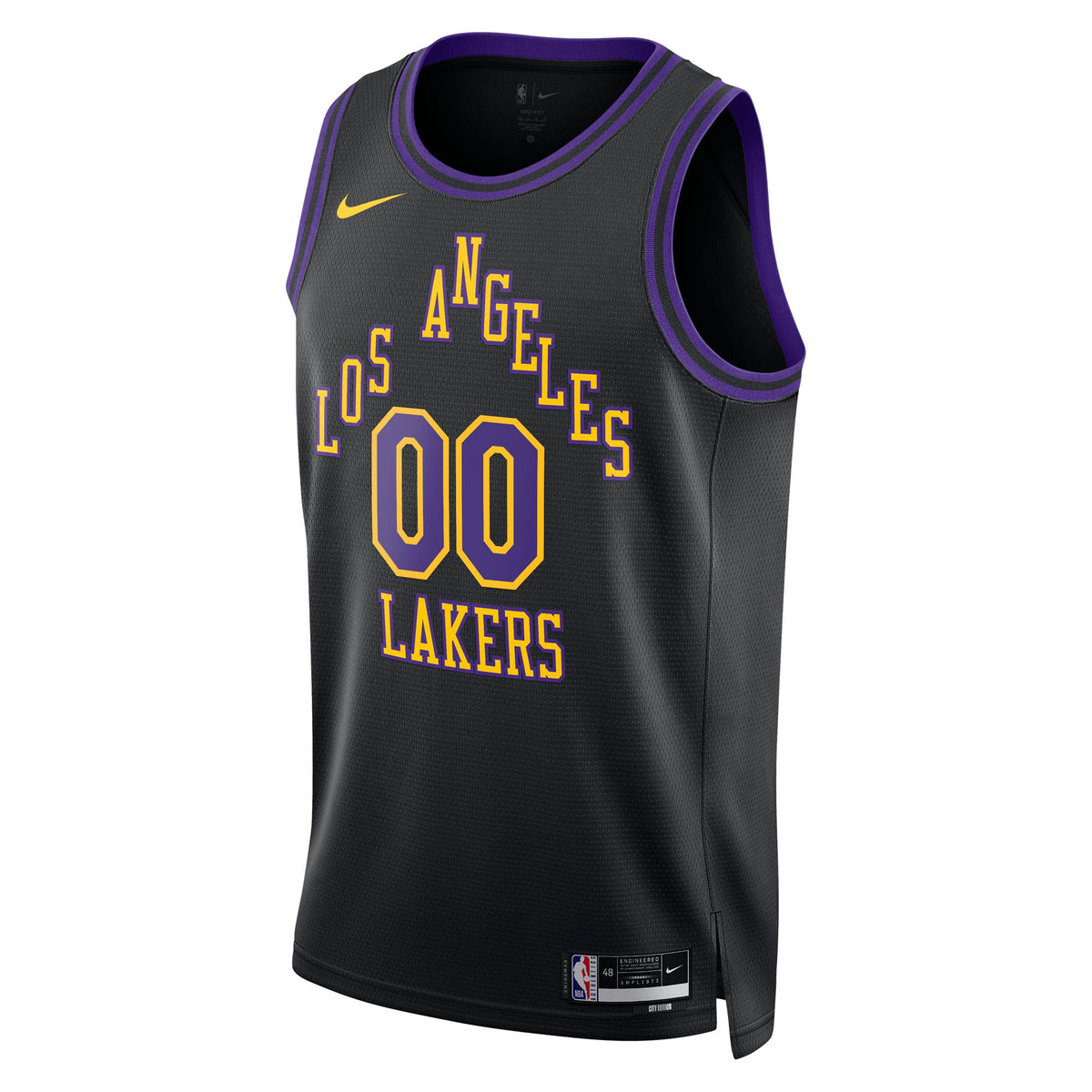 Los Angeles Lakers NBA Nike 2025/26 City Edition Swingman Jersey - Custom - Unisex