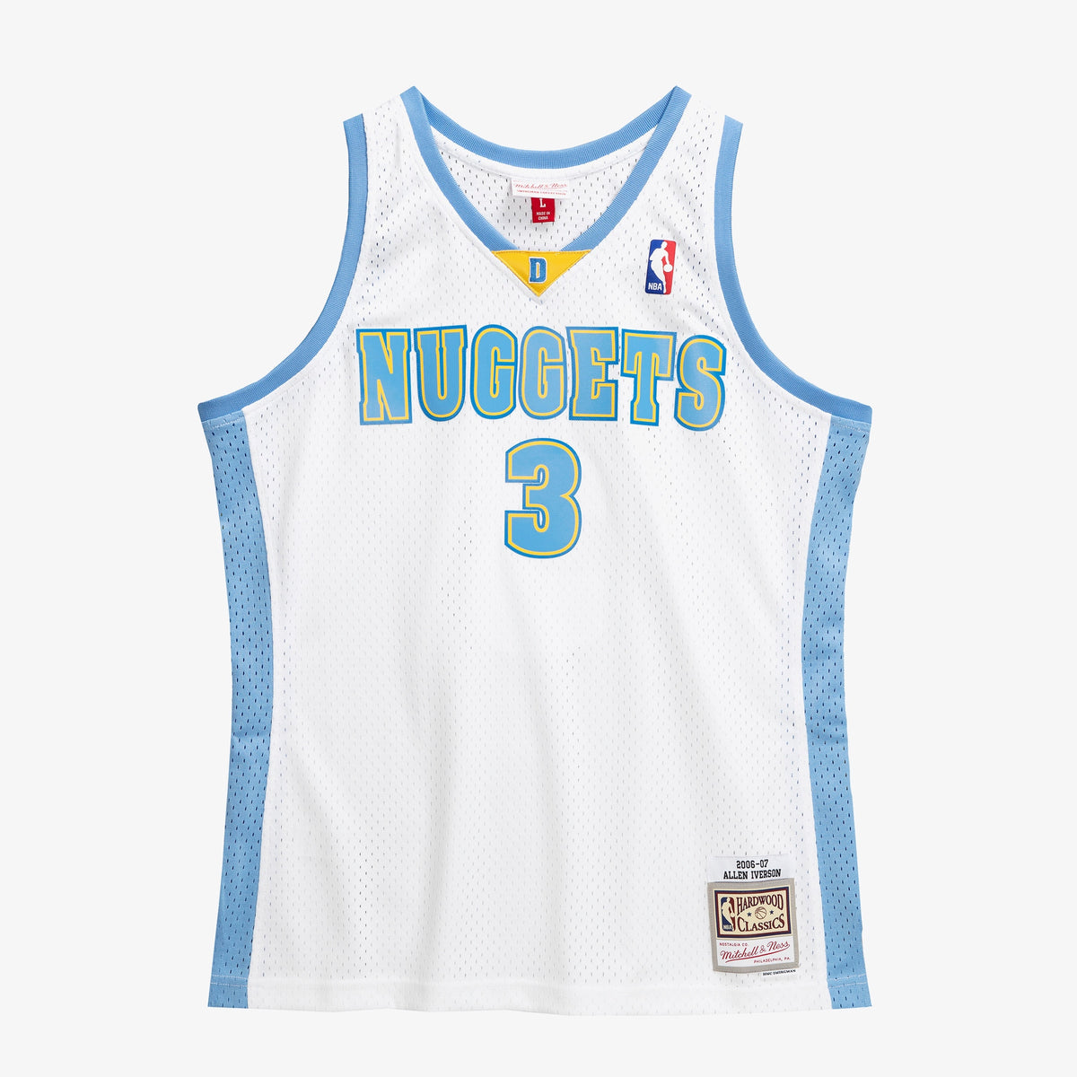 Denver Nuggets NBA Mitchell & Ness Swingman Jersey Allen Iverson 2006-07