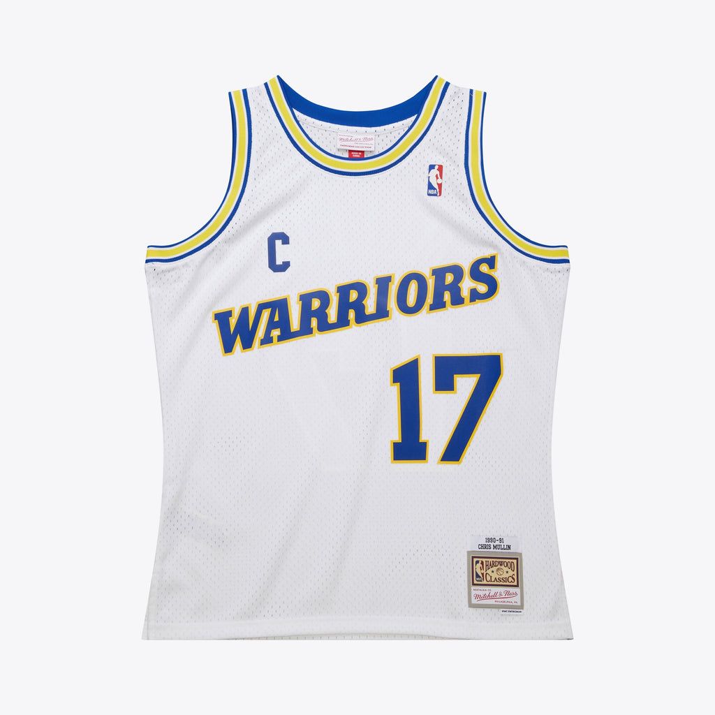Golden State Warriors NBA Mitchell & Ness Swingman Jersey 1990 Chris Mullin