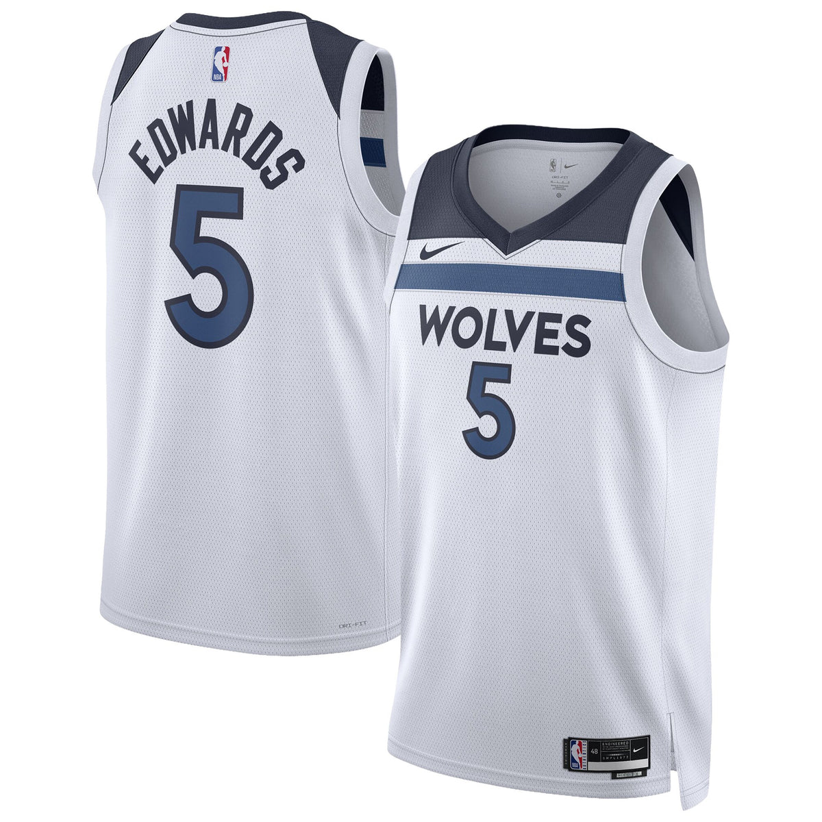 Minnesota Timberwolves NBA Nike Swingman Jersey - Association Edition - Anthony Edwards - Unisex
