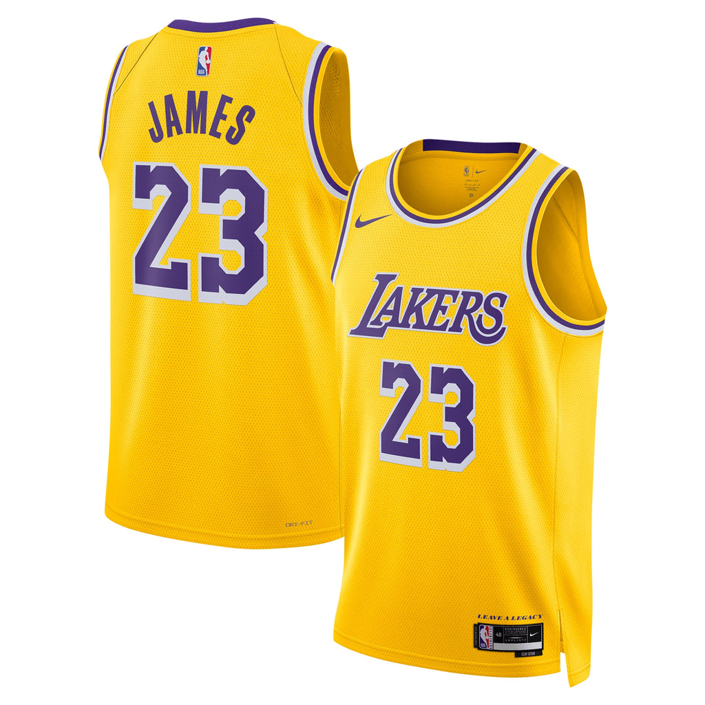 Los Angeles Lakers NBA Nike Icon Swingman Jersey - LeBron James - Unisex