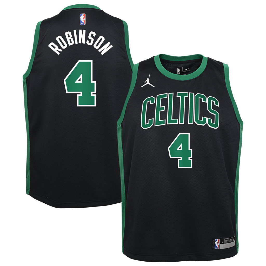 Boston Celtics NBA Jordan Brand Statement Edition Swingman Jersey - Black - Mitchell Robinson - Youth