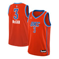 Oklahoma City Thunder NBA Jordan Brand Statement Edition Swingman Jersey - Orange - Jared McCain - Youth
