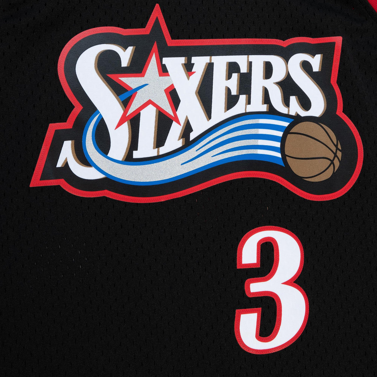 Philadelphia 76ers NBA Mitchell & Ness Allen Iverson 2006 Alternate Spain Authentic Jersey - Black