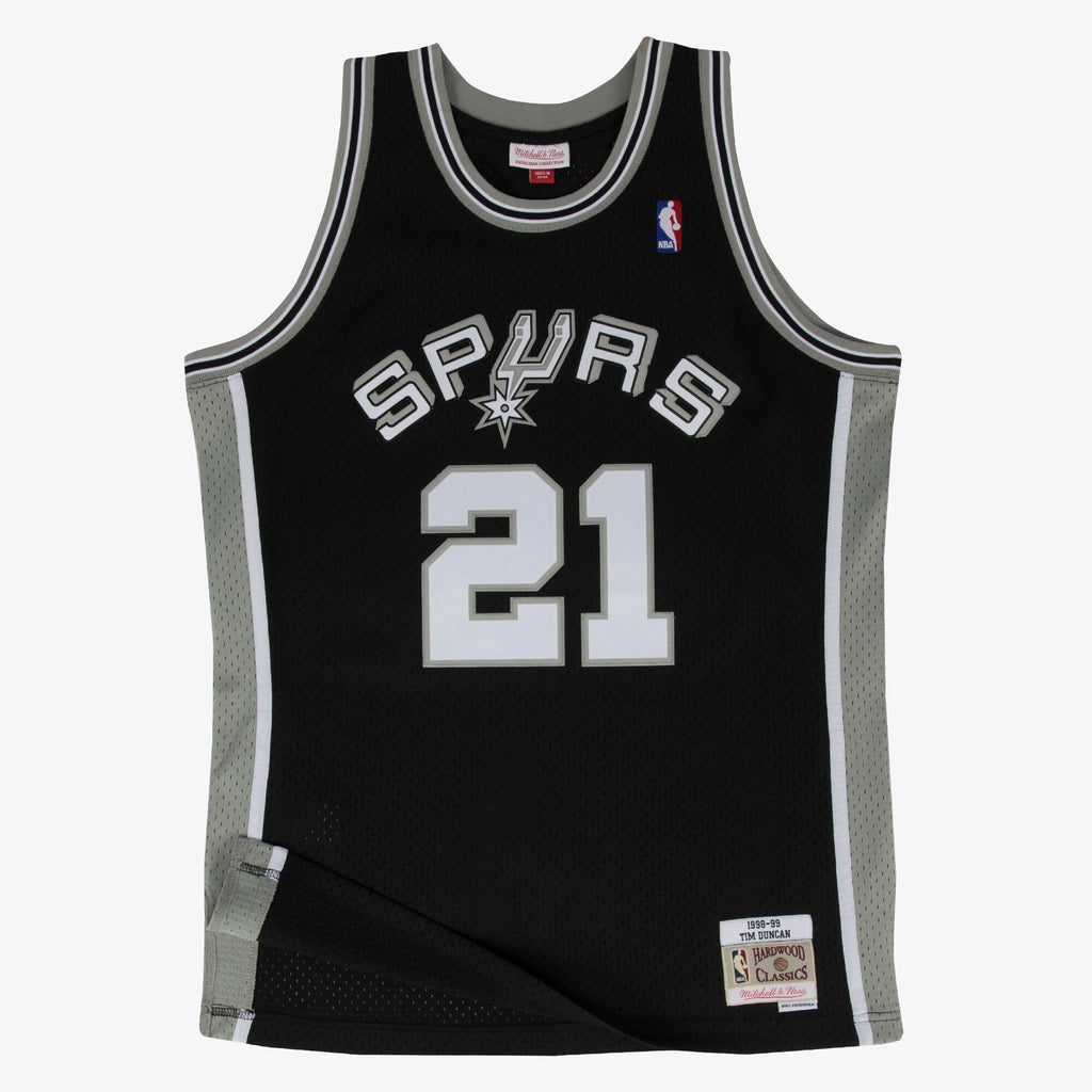 San Antonio Spurs NBA Mitchell & Ness Swingman Jersey Road Tim Duncan 1998-99