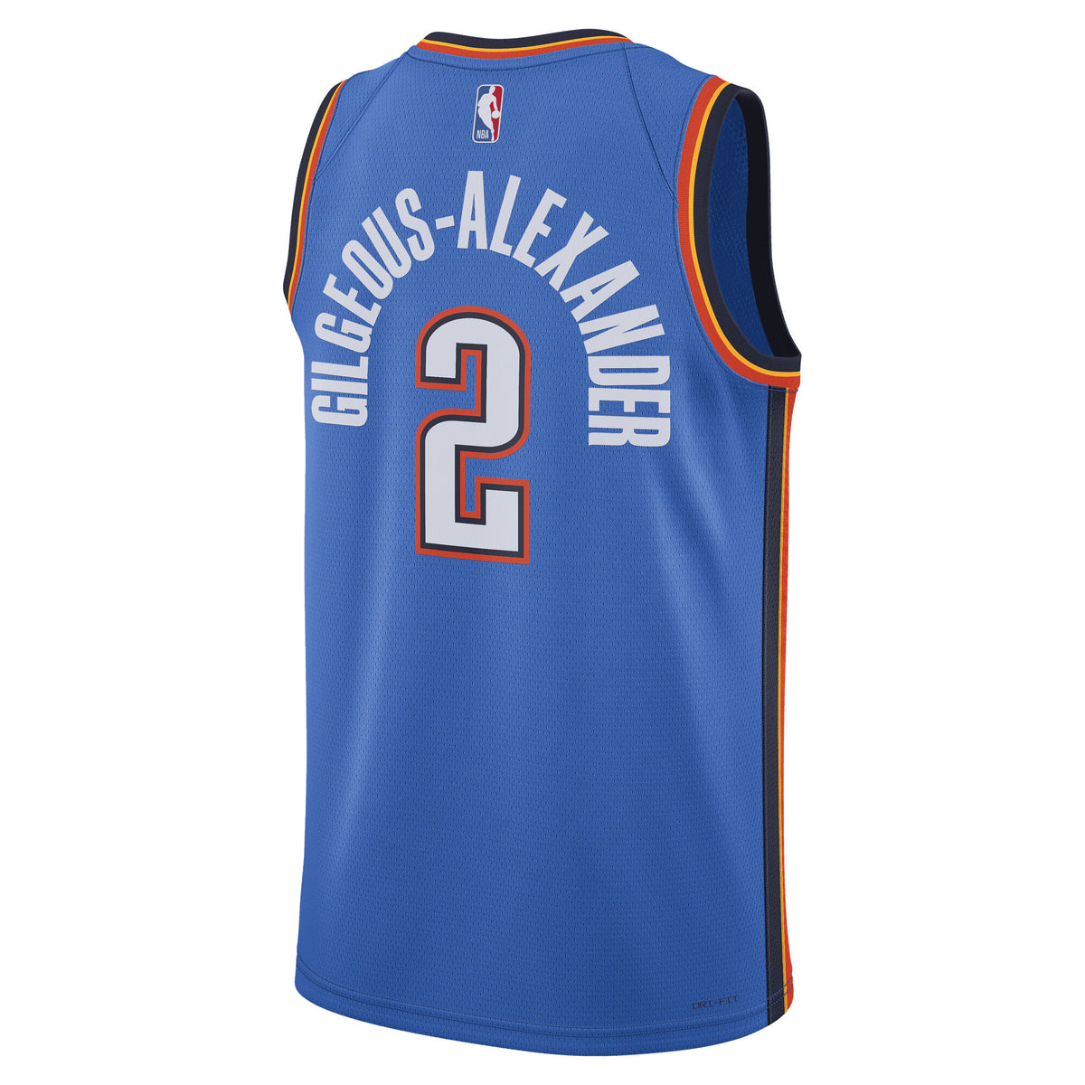 Oklahoma City Thunder NBA Nike Replica Icon Swingman Jersey - Gilgeous-Alexander - Unisex