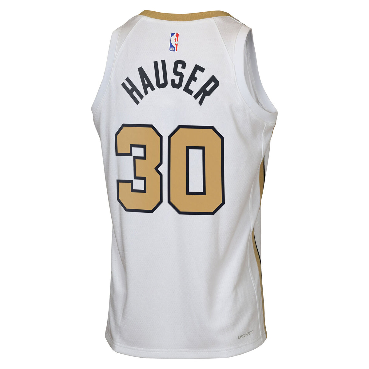 Boston Celtics NBA Nike 2025/26 City Edition Swingman Jersey - White - Sam Hauser - Youth
