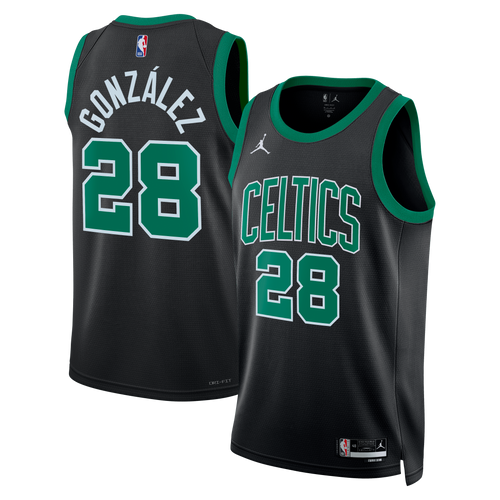 Boston Celtics NBA Jordan Brand Statement Edition Swingman Jersey - Black - Hugo González - Unisex