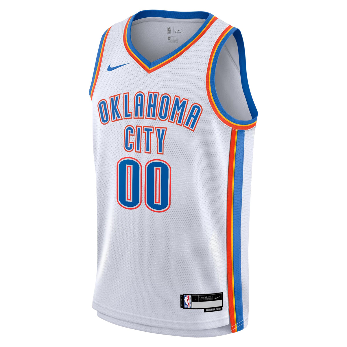 Oklahoma City Thunder NBA Nike Association Swingman Jersey - Custom - Youth