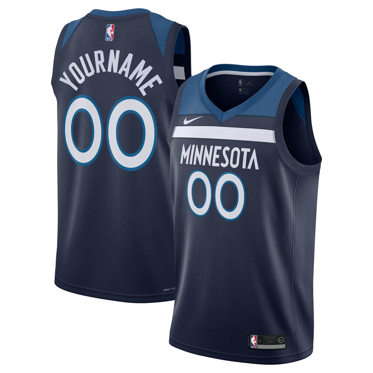 Minnesota Timberwolves NBA Nike Icon Swingman Jersey - Custom - Youth