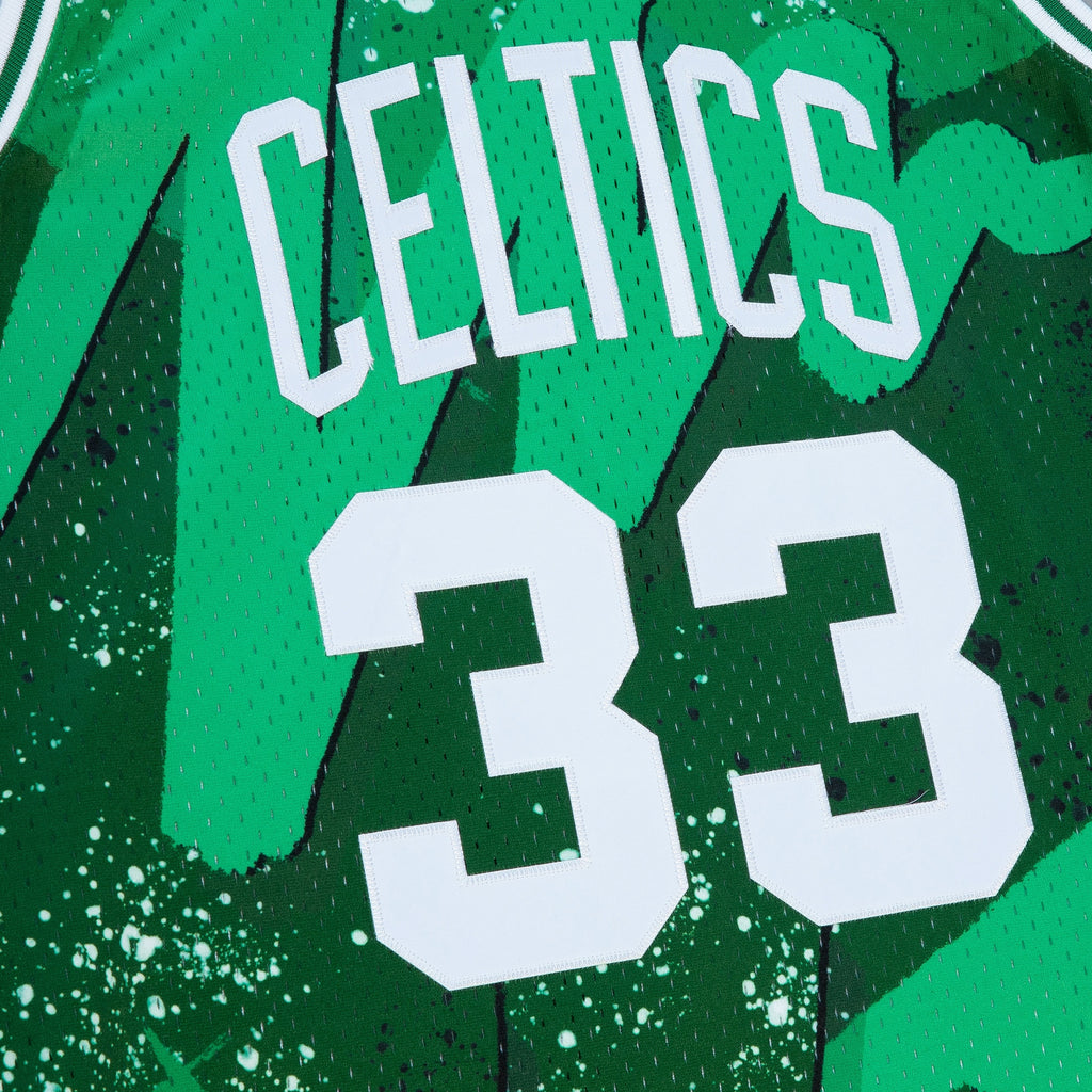 Boston Celtics NBA Mitchell & Ness Larry Bird 1985 Hyper Hoops Swingman Jersey - Green
