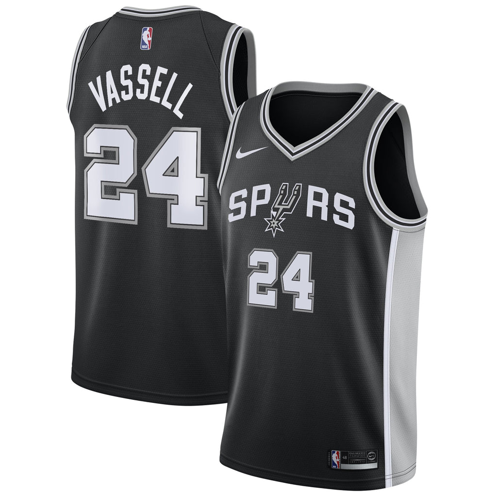San Antonio Spurs NBA Nike Icon Jersey - Devin Vassell - Unisex