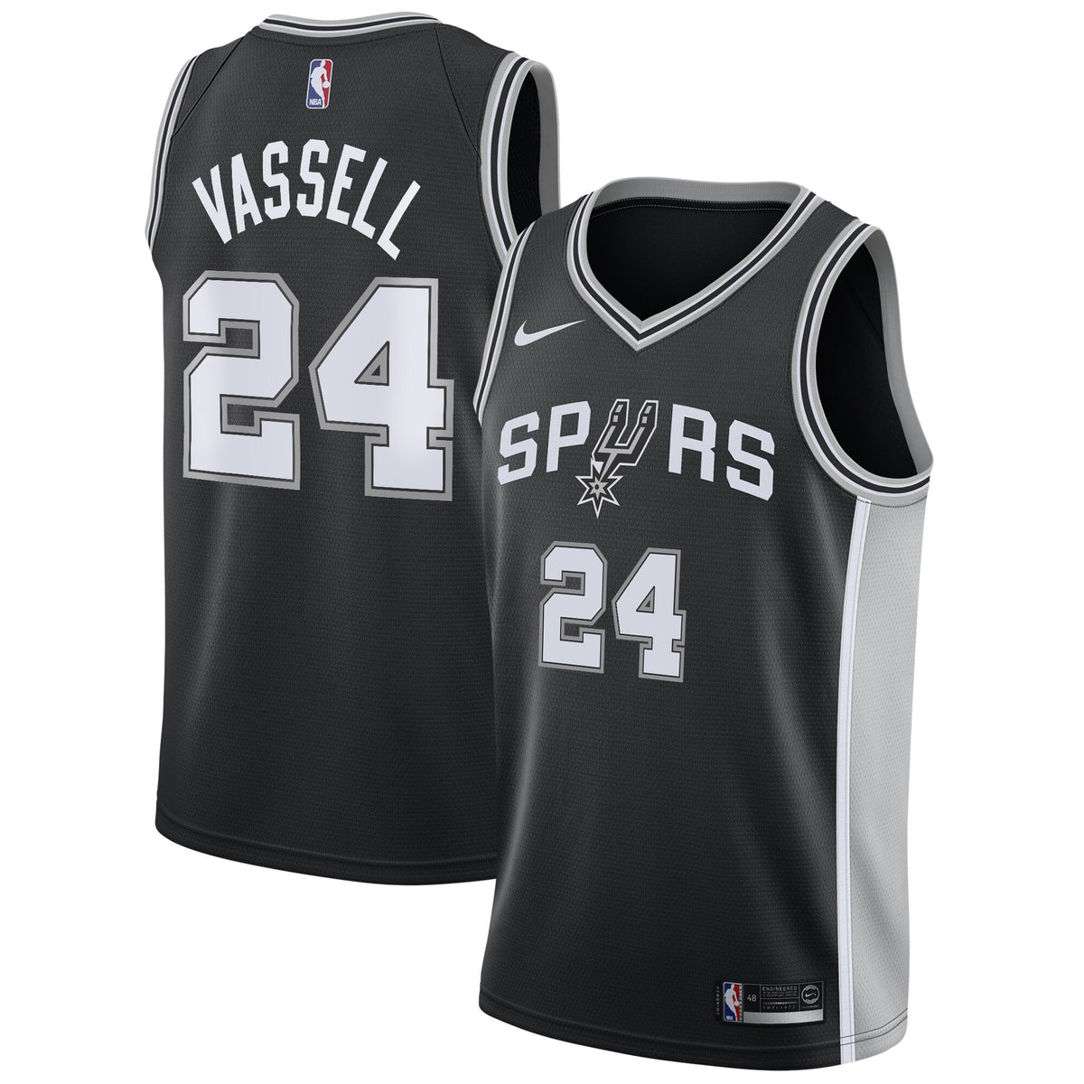 San Antonio Spurs NBA Nike Icon Jersey - Devin Vassell - Unisex