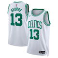 Boston Celtics NBA Nike Association Edition Swingman Jersey - White - Paul George - Unisex