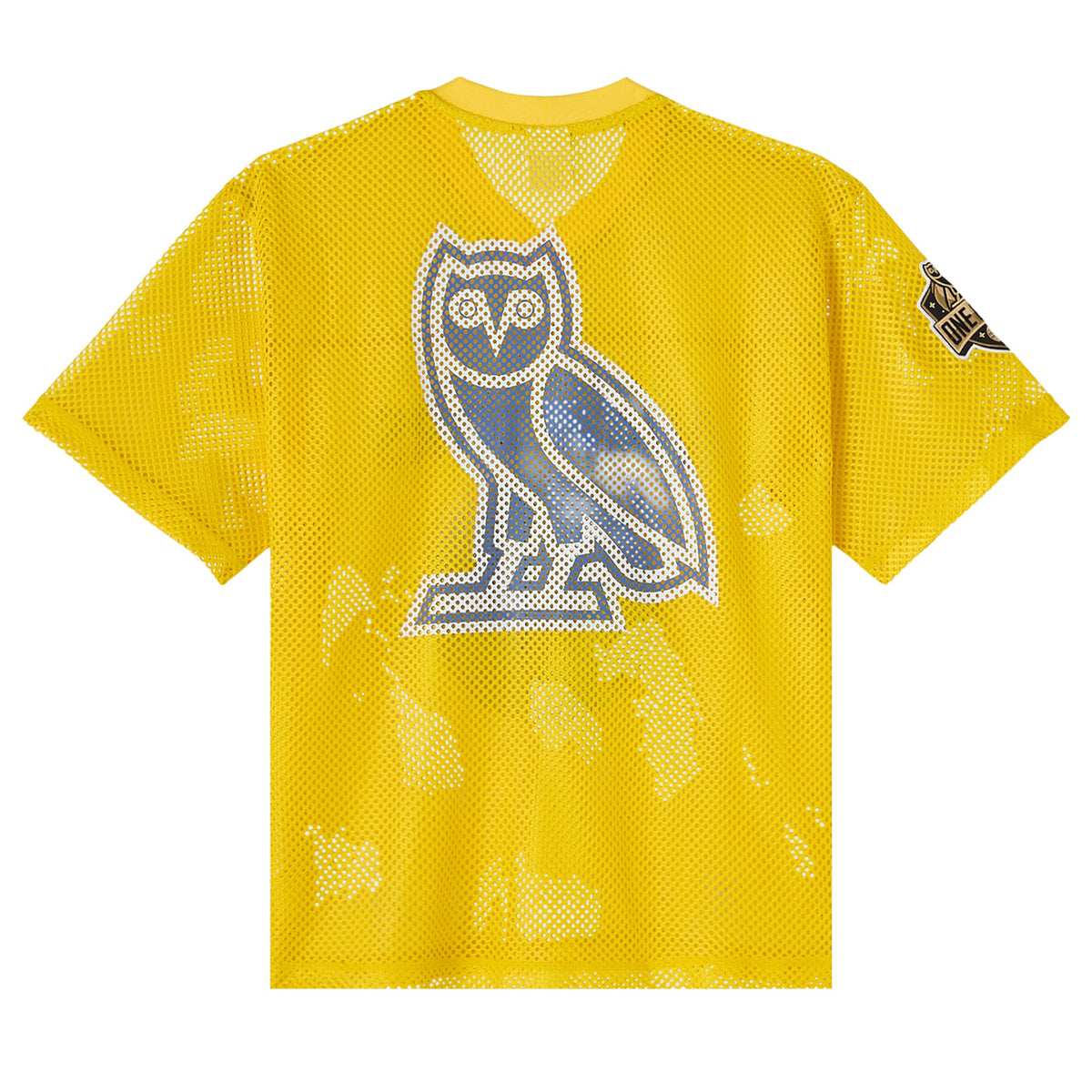 Golden State Warriors NBA X OVO Mesh Football Jersey - Men's