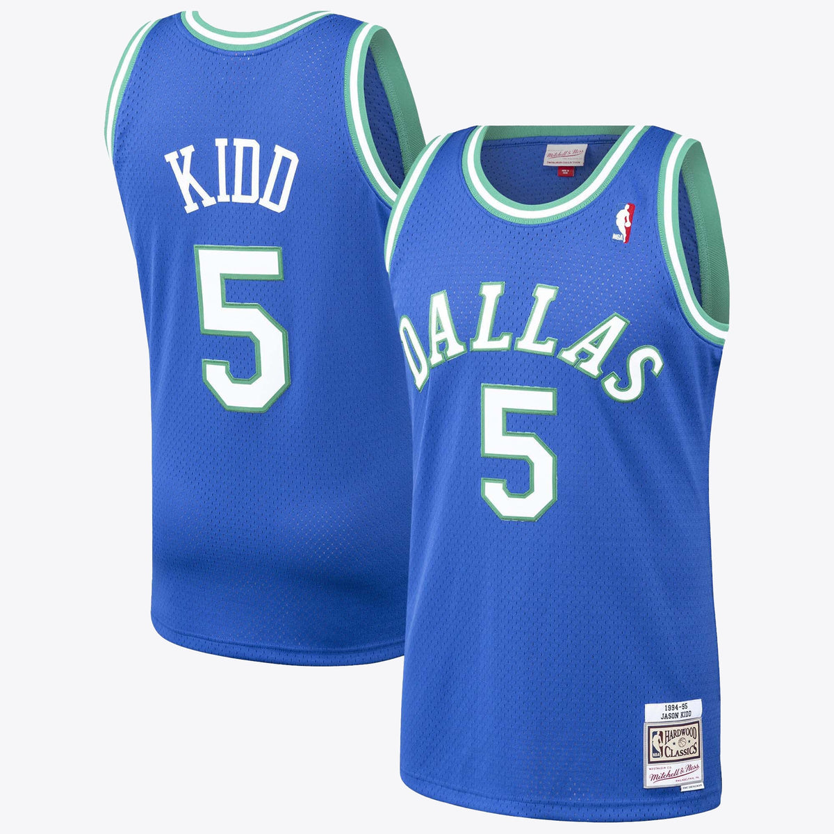Dallas Mavericks NBA Hardwood Classics Road Jersey By Mitchell & Ness - Men's - Jason Kidd