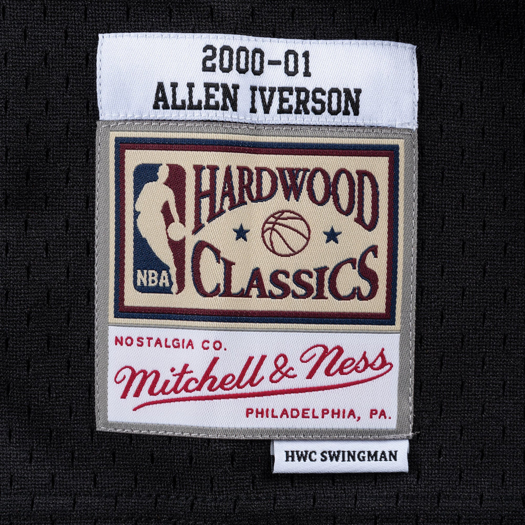Philadelphia 76ers NBA Mitchell & Ness Swingman Jersey Road Allen Iverson 2000-01