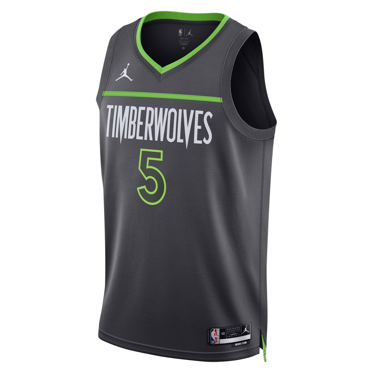 Minnesota Timberwolves NBA Jordan Statement Edition Swingman Jersey - Gray - Anthony Edwards - Unisex