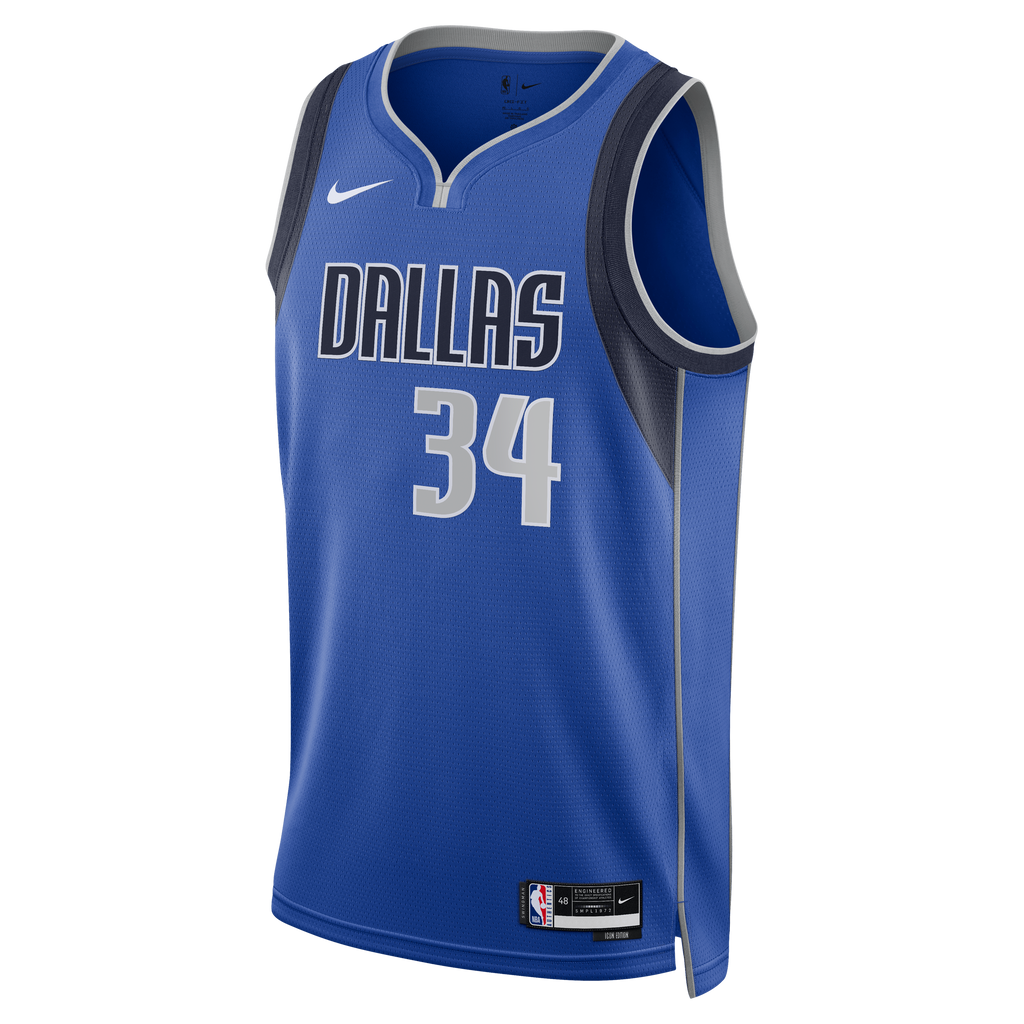Dallas Mavericks NBA Nike Icon Edition Swingman Jersey - Blue - Santi Aldama - Unisex