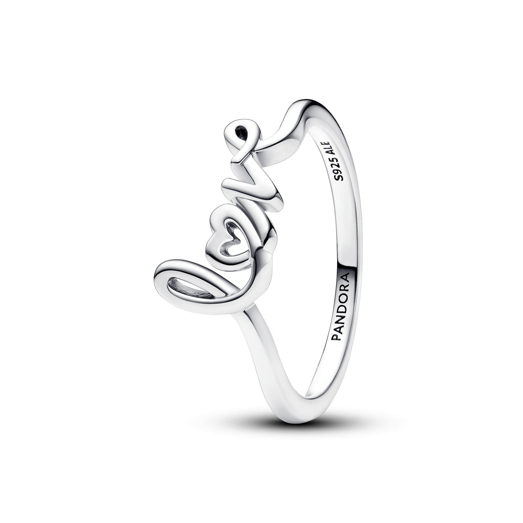 PANDORA Handwritten Love Ring Rings Statement Ring Jewelry Gift