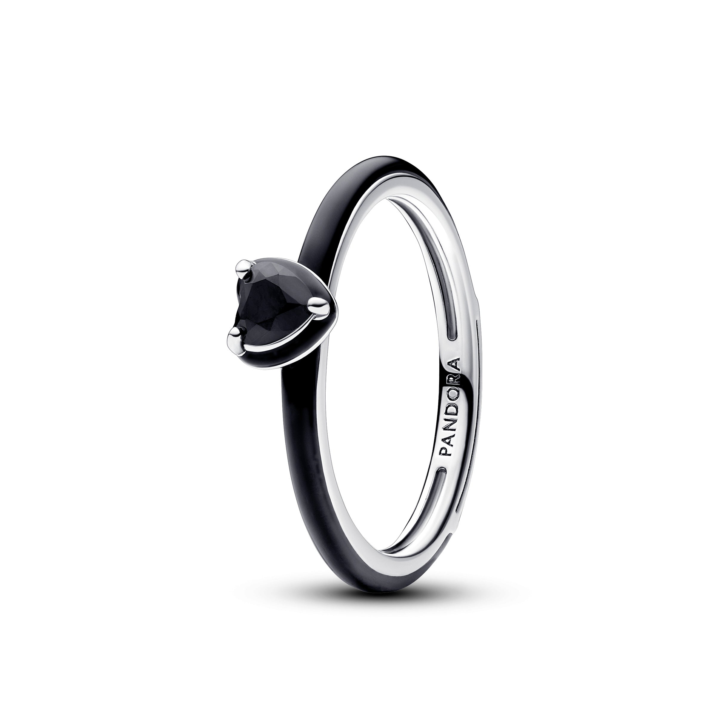 PANDORA ME Black Chakra Heart Ring Rings Statement Ring Jewelry Gift