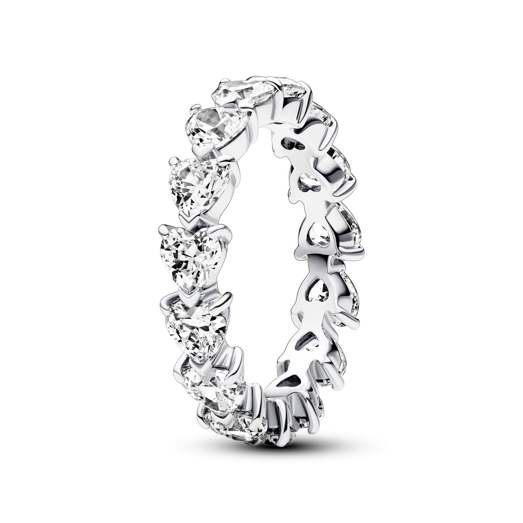 PANDORA Row Of Hearts Eternity Ring Rings Statement Ring Jewelry Gift