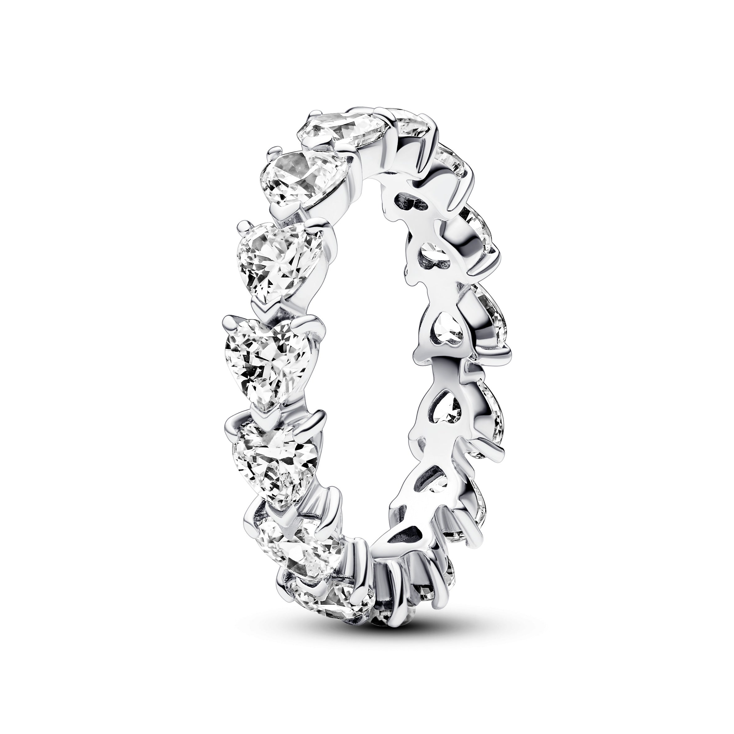 PANDORA Row Of Hearts Eternity Ring Rings Statement Ring Jewelry Gift