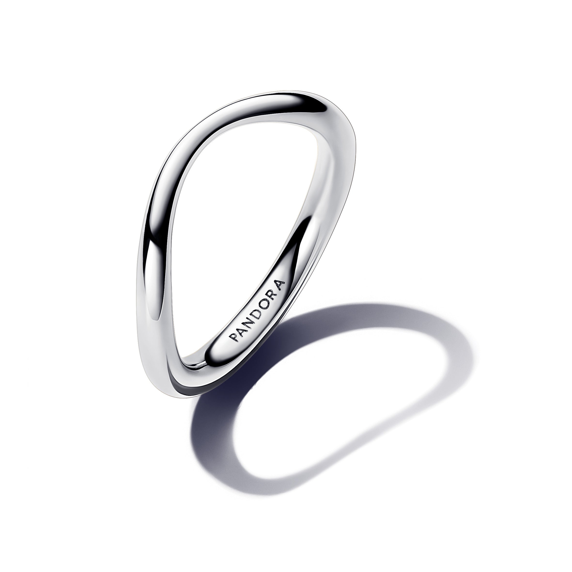 PANDORA Organically Shaped Band Ring Sterling Silver Rings Statement Ring Jewelry Gift