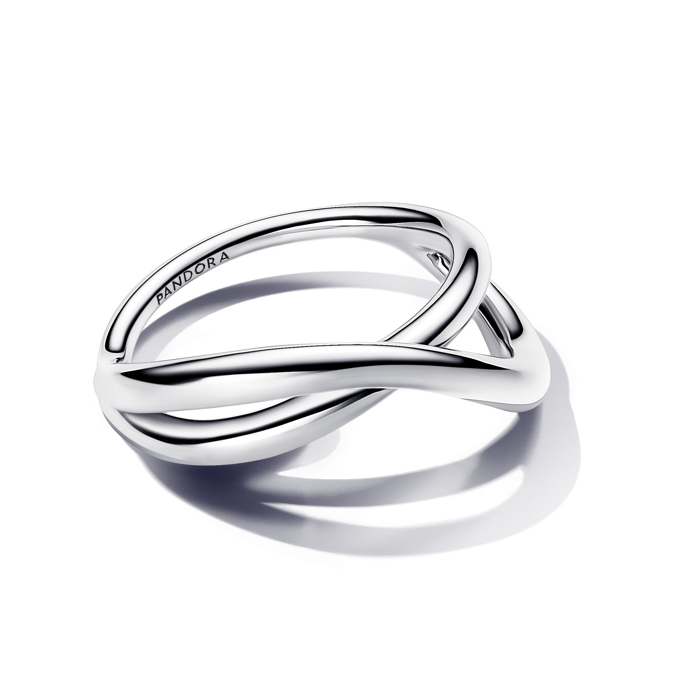 PANDORA Organically Shaped Infinity Ring Sterling Silver Rings Statement Ring Jewelry Gift