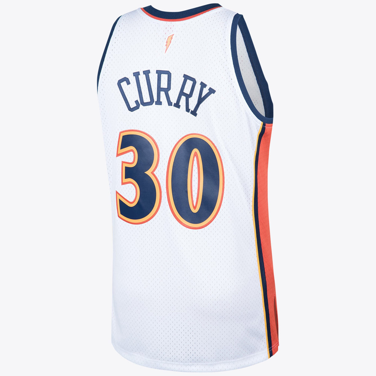 Golden State Warriors NBA 2009 Steph Curry Hardwood Classics Home Swingman Jersey By Mitchell & Ness - White - Men's