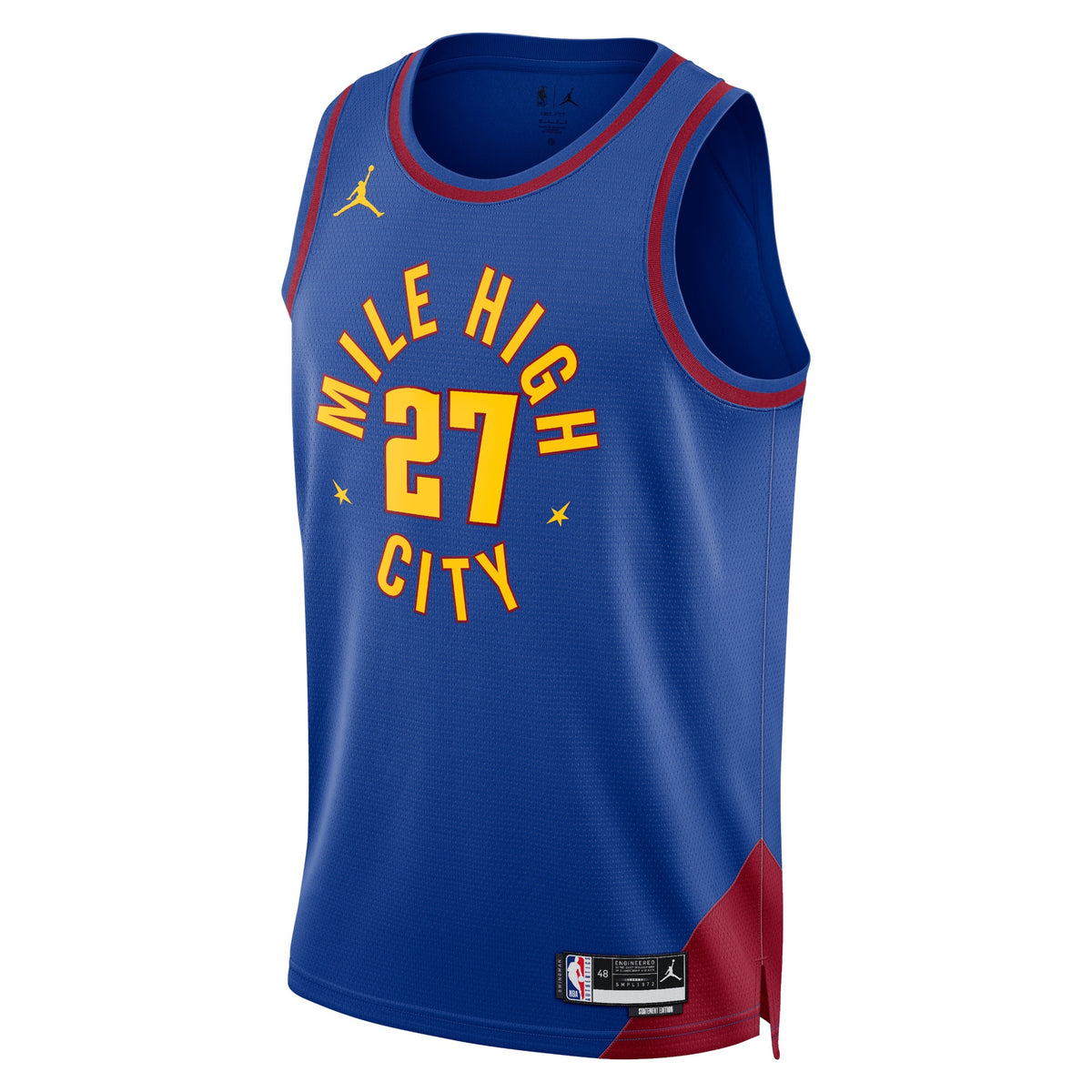 Denver Nuggets NBA Jordan Statement Edition Swingman Jersey - Blue - Jamal Murray - Unisex
