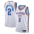 Oklahoma City Thunder NBA Nike Association Edition Swingman Jersey - White - Shai Gilgeous-Alexander - Unisex