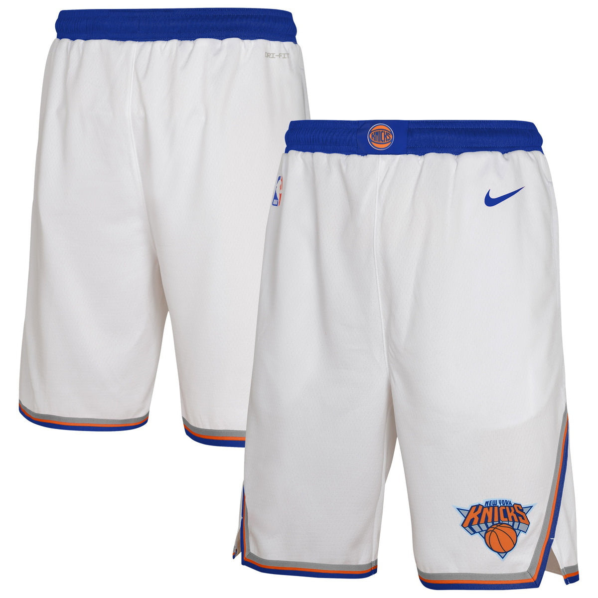 New York Knicks NBA Nike Association Swingman Short - Youth Basketball Jersey