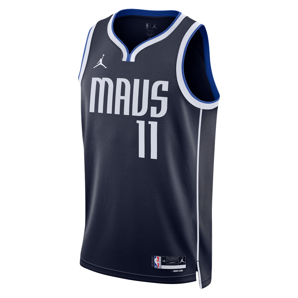 Dallas Mavericks NBA Jordan Statement Edition Swingman Jersey - Navy - Kyrie Irving - Unisex