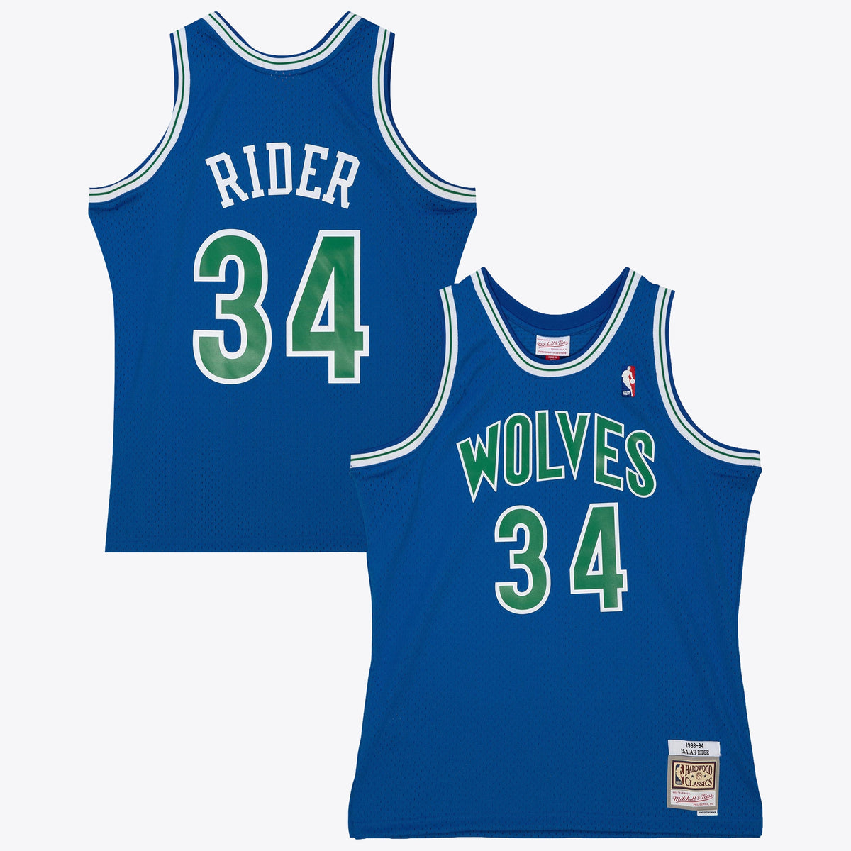 Minnesota Timberwolves NBA Mitchell & Ness Isaiah Rider Jr 1993 Dark Authentic Jersey - Midnight Blue