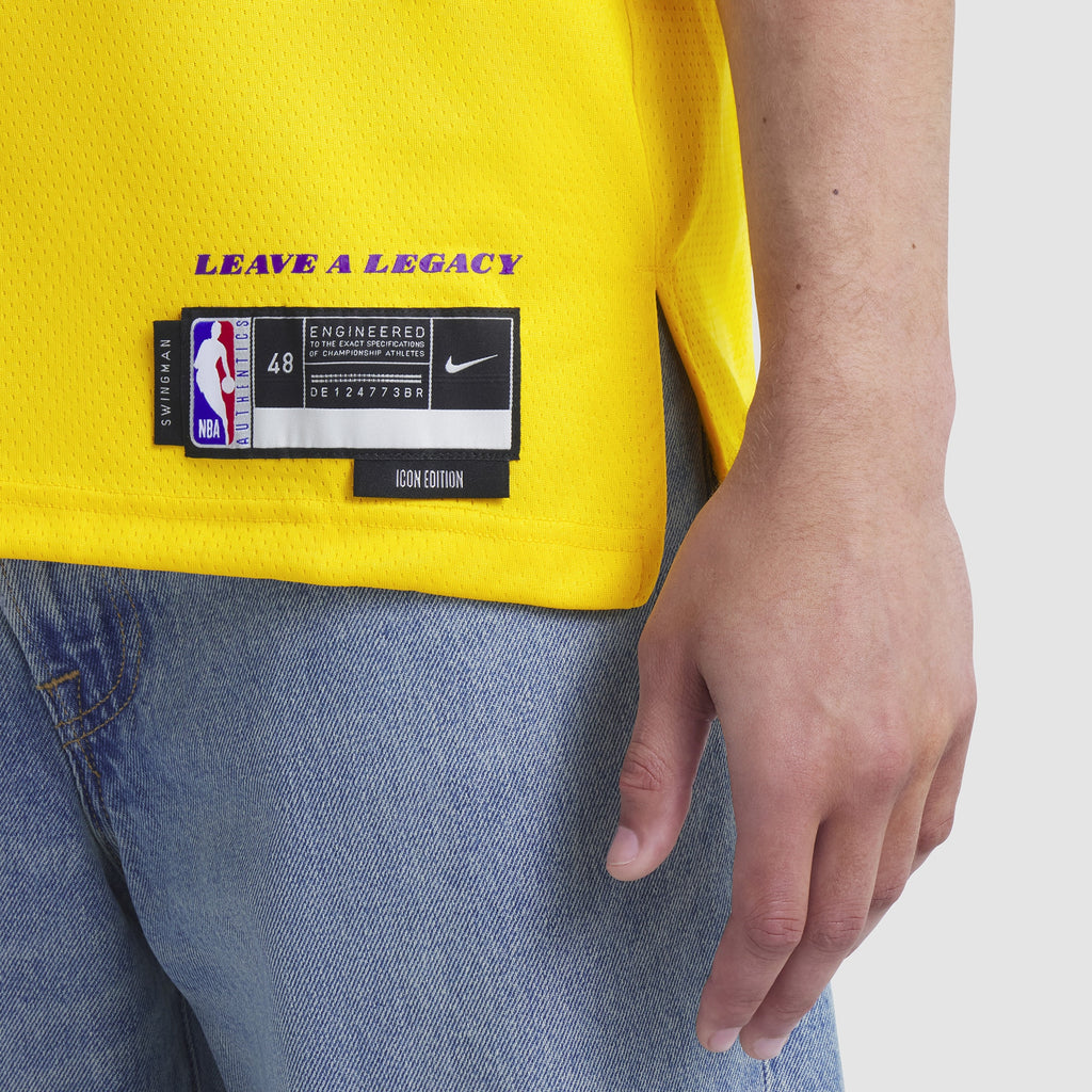 Los Angeles Lakers NBA Nike Icon Swingman Jersey - LeBron James - Unisex