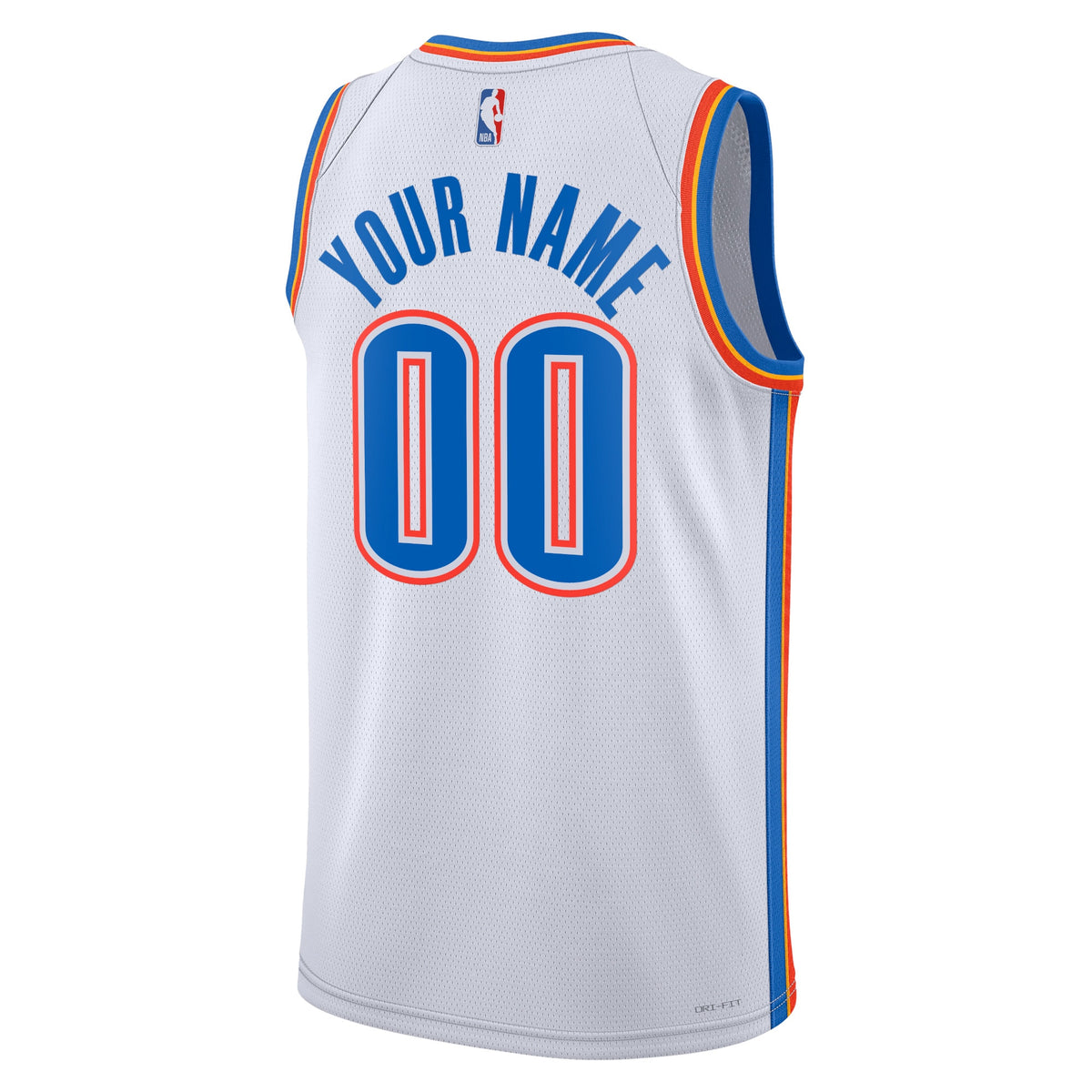 Oklahoma City Thunder NBA Nike Association Swingman Jersey - Custom - Unisex