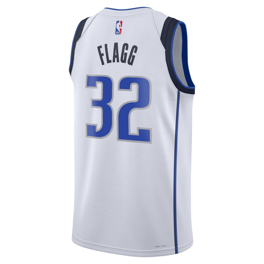 Dallas Mavericks NBA Nike Association Edition Swingman Jersey 2025 First Round Draft Pick - White - Cooper Flagg - Unisex