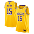 Los Angeles Lakers NBA Nike Icon Edition Swingman Jersey - Gold - Austin Reaves - Unisex