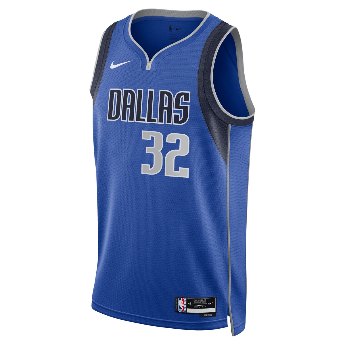 Dallas Mavericks NBA Nike Icon Edition Swingman Jersey 2025 First Round Draft Pick - Blue - Cooper Flagg - Unisex