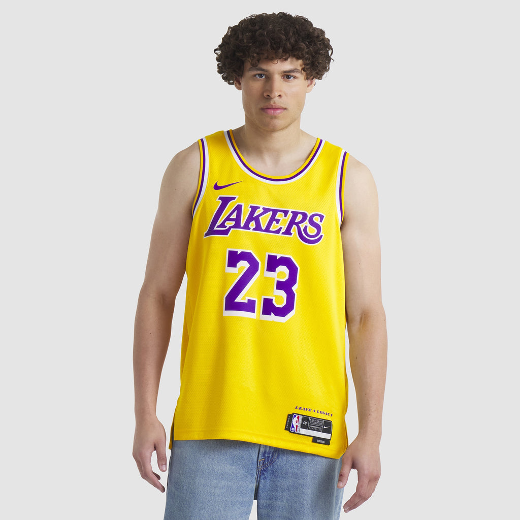 Los Angeles Lakers NBA Nike Icon Swingman Jersey - LeBron James - Unisex