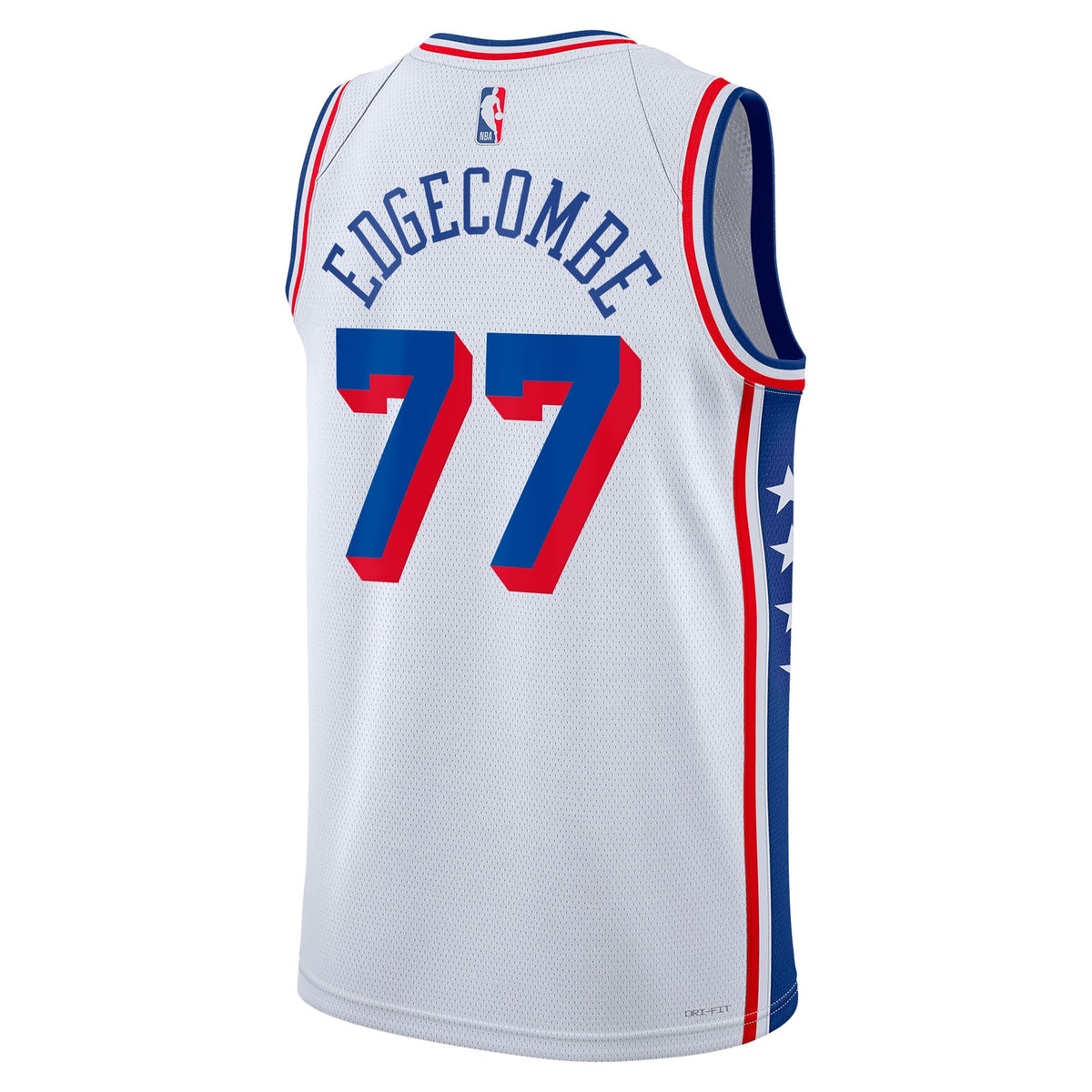 Philadelphia 76ers NBA Nike Association Edition Swingman Jersey - White - VJ Edgecombe - Unisex