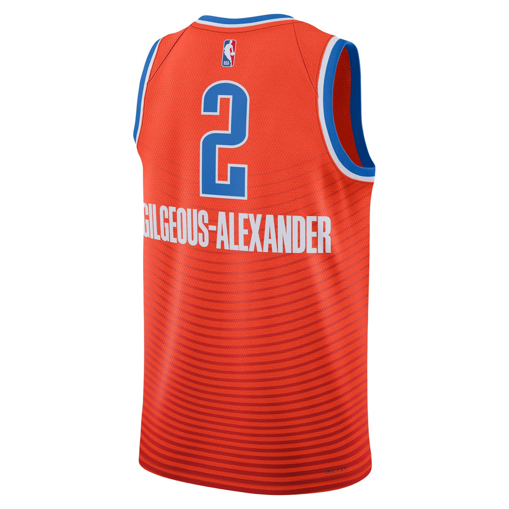 Oklahoma City Thunder NBA Nike Replica Statement Swingman Jersey - Shai Gilgeous-Alexander - Unisex